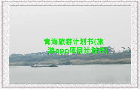 青海旅游计划书(旅游app项目计划书)